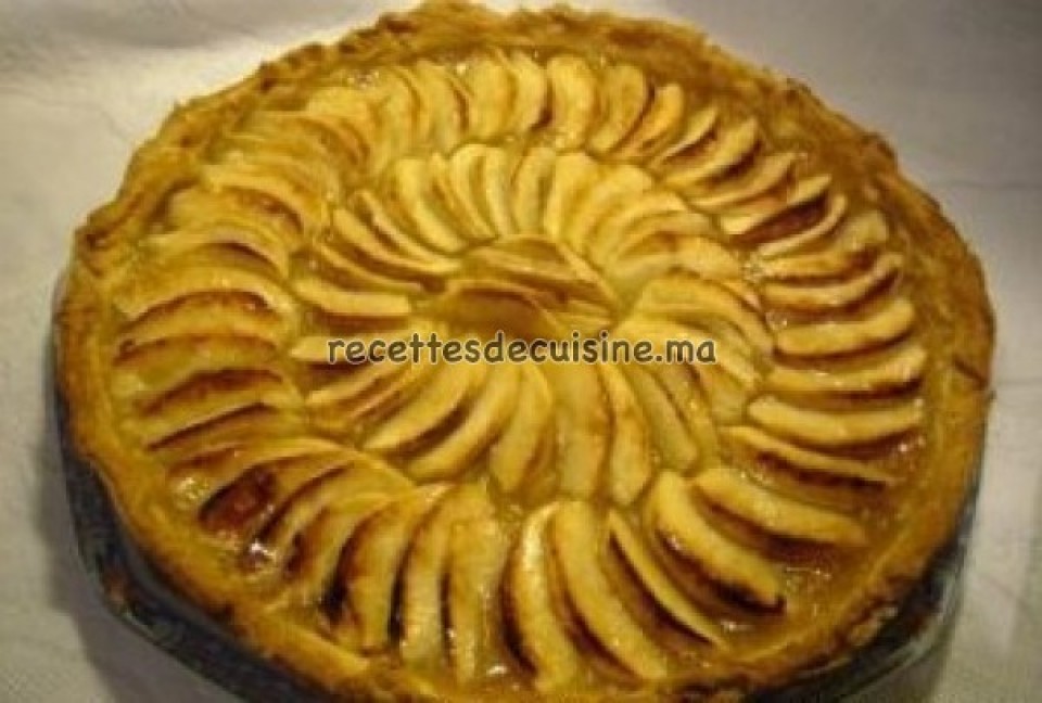 Tarte aux pommes - طورطة أو كيكة التفاح